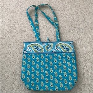 Vera Bradley Bermuda Blue paisley tote